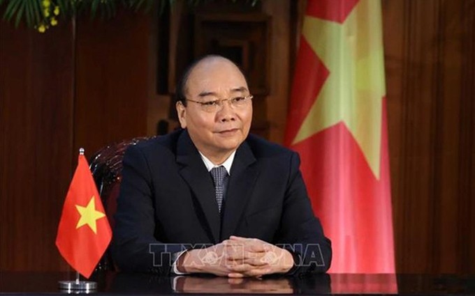 El presidente de Vietnam, Nguyen Xuan Phuc. (Fotografía: VNA)