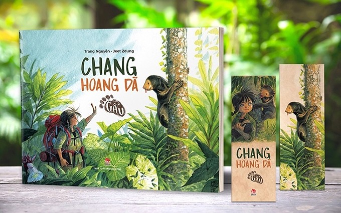 El libro "Chang salvaje-Oso" de la conservacionista de la vida silvestre vietnamita, Trang Nguyen.