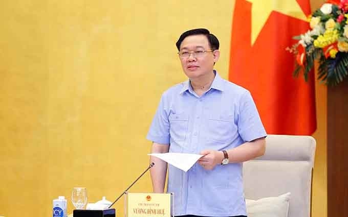 El presidente de la Asamblea Nacional de Vietnam, Vuong Dinh Hue, en la cita.