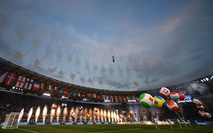 La Eurocopa 2020, se inaugura en la madrugada de este 12 de junio (hora de Vietnam) en el Estadio Olímpico de Roma, Italia.
