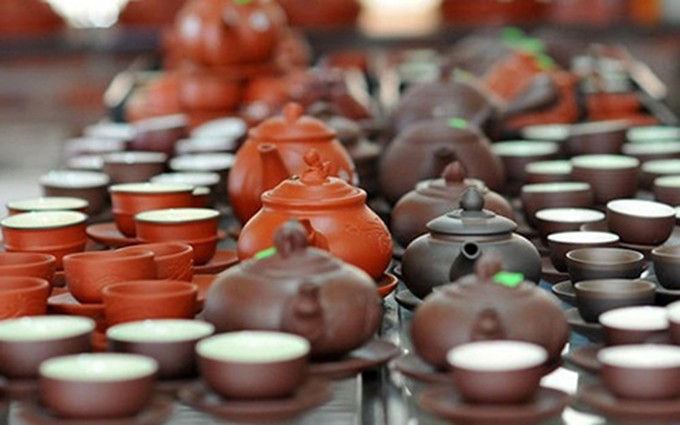 Productos de cerámica de Huong Canh. (Fotografía: dulichvietnam.com.vn)
