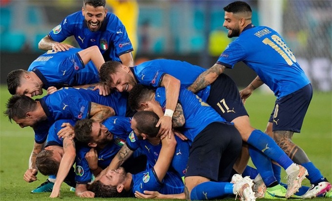 Italia, el primer clasificado a los octavos de final de la EURO 2020. (Fotografía: Nhan Dan)