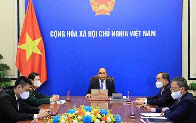 Presidente de Vietnam sostiene conversación telefónica con secretario general de la ONU.