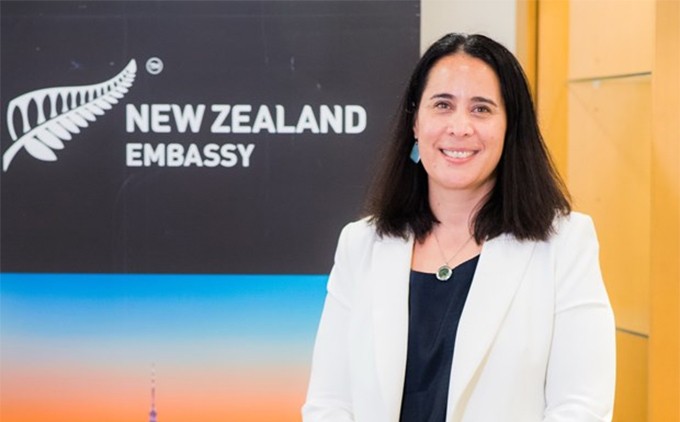 La embajadora de Nueva Zelanda en Vietnam, Tredene Cherie Dobson. (Fotografía: Embajada de Nueva Zelanda en Vietnam)