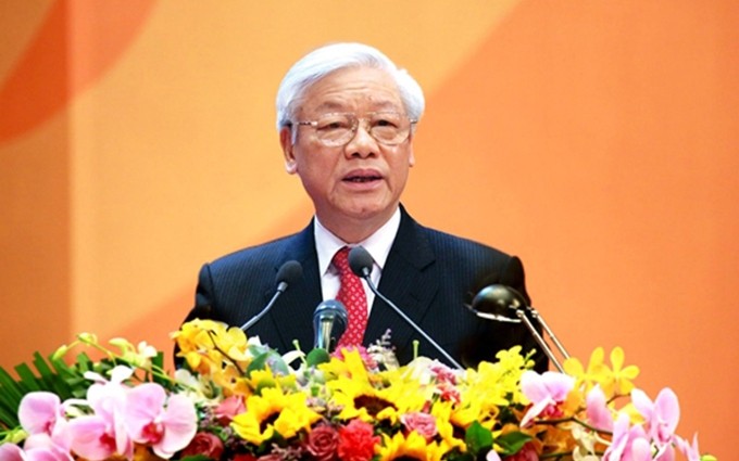 El secretario general del Partido Comunista de Vietnam, Nguyen Phu Trong (Fotografía: qdnd.vn)