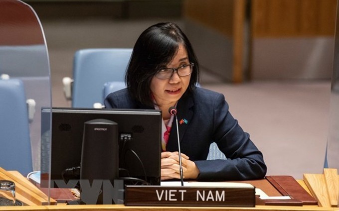 Nguyen Phuong Tra, subjefa de la misión de Vietnam ante la ONU. (Fotografía: VNA)