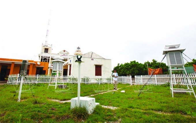 La estación meteorológica Truong Sa Lon. (Fotografía: VNA)