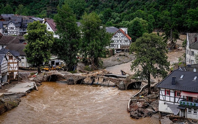 Alemania y algunos países europeos están sufriendo inundaciones históricas.