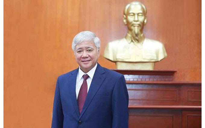 El presidente del Comité Central del Frente de la Patria de Vietnam, Do Van Chien.