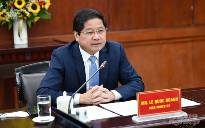 El viceministro de Agricultura y Desarrollo Rural de Vietnam Le Quoc Doanh. (Fotografía: Internet)