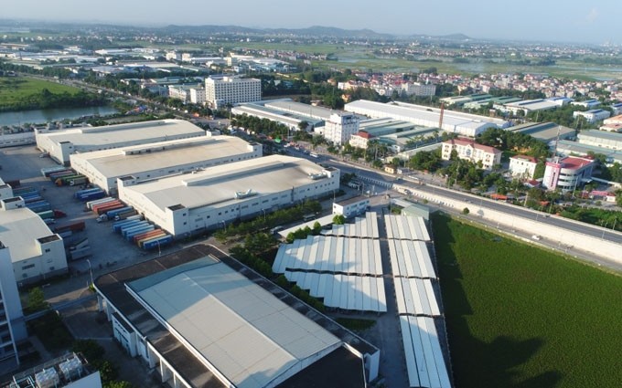 Una zona industrial en Bac Giang.