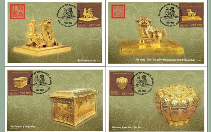 La segunda colección “Tesoros nacionales de Vietnam: Artículos de oro”.