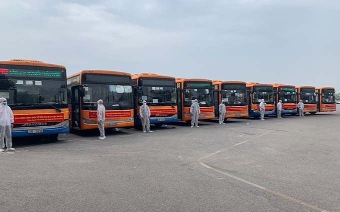 Los autobuses de Transerco están listos.