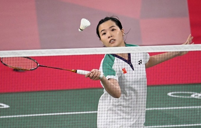 La badmintonista Nguyen Thuy Linh. (Fotografía: Getty)