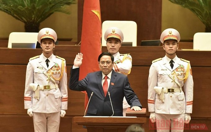 El reeligido primer ministro de Vietnam, Pham Minh Chinh.
