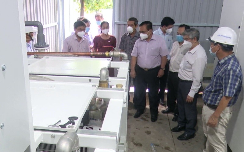 Provincia de Tien Giang pone en funcionamiento centro de tratamiento de casos graves de Covid-19.