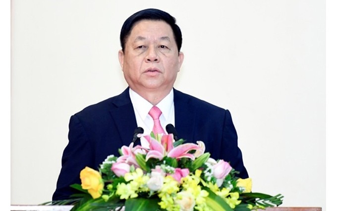El jefe de la Comisión de Propaganda y Educación del Comité Central del Partido Comunista de Vietnam, Nguyen Trong Nghia. 