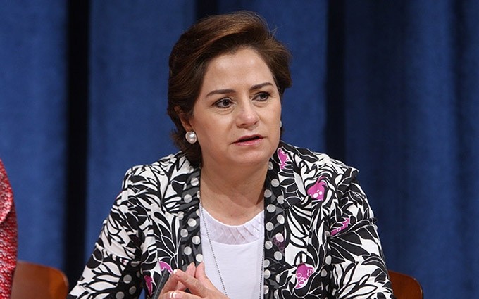 La secretaria ejecutiva de la Convención Marco de las Naciones Unidas sobre el Cambio Climático (CMNUCC), Patricia Espinosa