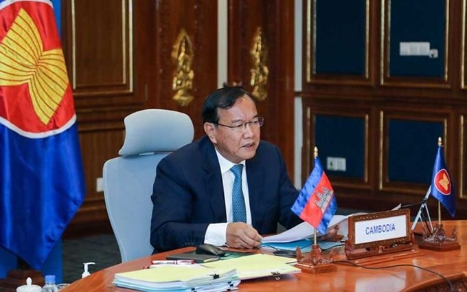 El viceprimer ministro y titular de Asuntos Exteriores y Cooperación Internacional de Camboya, Prak Sokhonn. (Fotografía: baoquocte.vn)