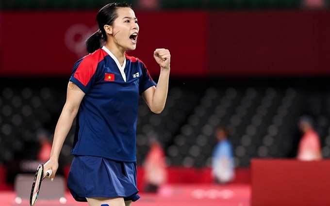 La jugadora vietnamita de bádminton, Nguyen Thuy Linh, sube tres posiciones en ranking mundial.