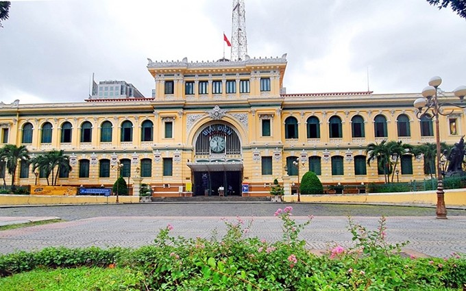 Oficina de Correos de Ciudad Ho Chi Minh. (Fotografía: hcmcpv.org.vn)