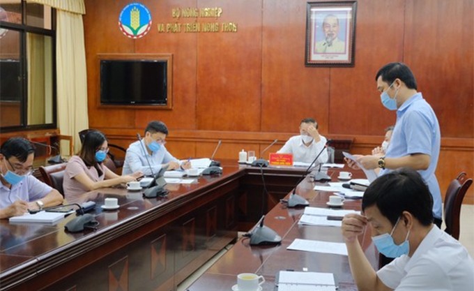 En la reunión. (Fotografía: mard.gov.vn)