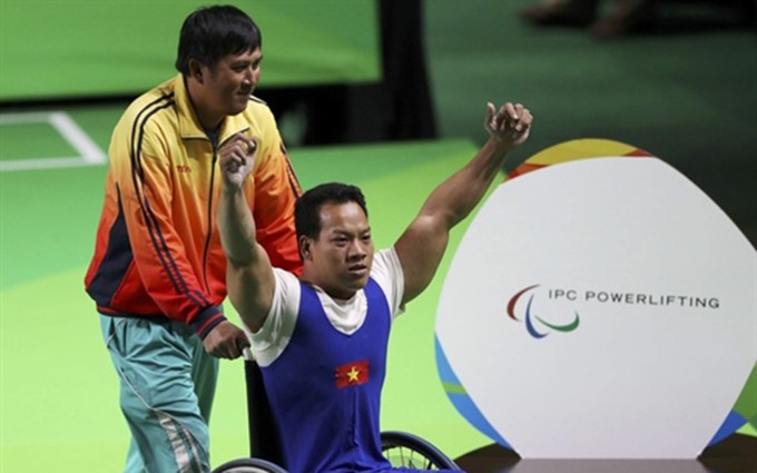 El atleta Le Van Cong en los Juegos Paralímpicos 2016.