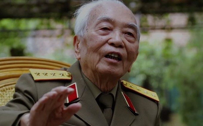 El general Vo Nguyen Giap (Fuente: Nguyen Dinh Toan/VNA)