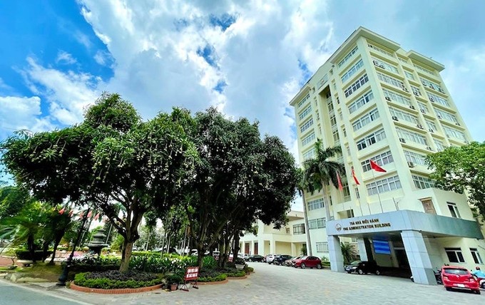 En el campus de la Universidad Nacional de Hanói. (Fotografía: Nhan Dan)