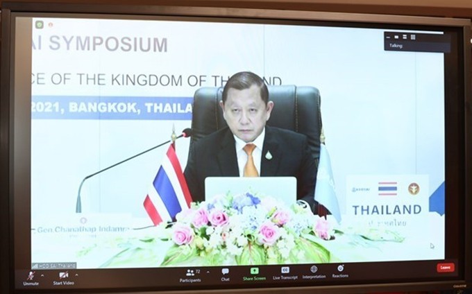 El presidente de la Auditoría del Estado de Tailandia, Chanathap Indamr (Foto: VNA)