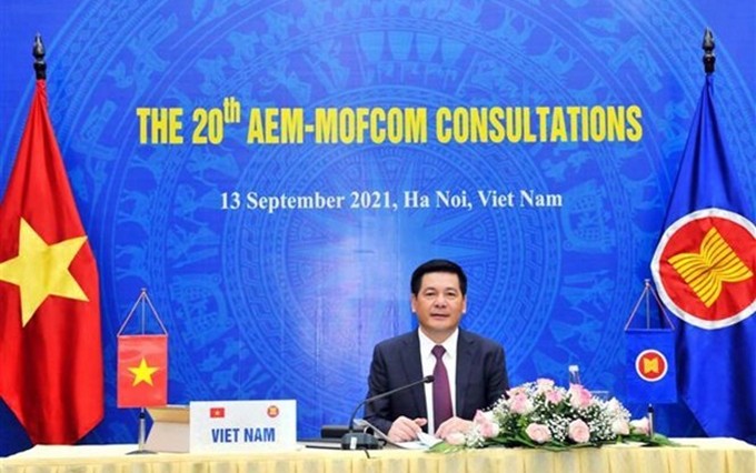 El ministro de Industria y Comercio de Vietnam, Nguyen Hong Dien (Foto: VNA)