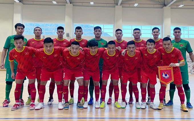 La selección vietnamita de fútbol sala.