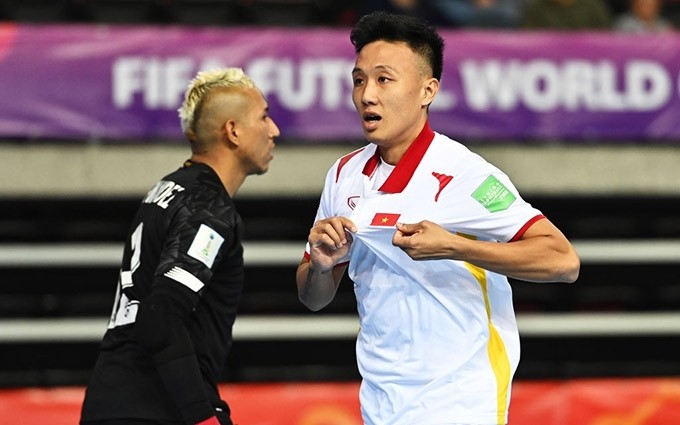  Vietnam derrotó a Panamá en Mundial de Futsal. (Foto: VNA)