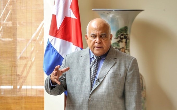 El embajador de Cuba en Vietnam, Orlando Hernández Guillén (Fuente: VNA)