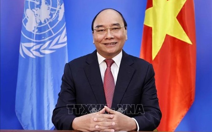 El presidente de Vietnam, Nguyen Xuan Phuc (Fotografía: VOV)