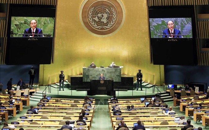 El discurso del presidente vietnamita Nguyen Xuan Phuc en el debate general de la Asamblea Nacional de la ONU.