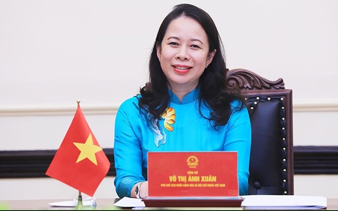 La vicepresidenta de Vietnam, Vo Thi Anh Xuan. (Fotografía: Ministerio de Relaciones Exteriores del país)