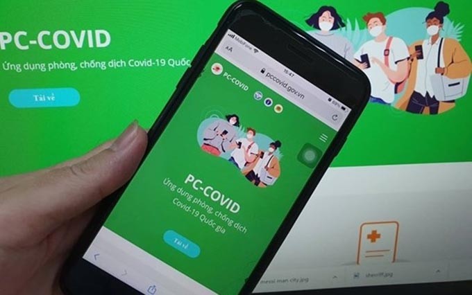 La aplicación PC COVID se lanza con el propósito de unificar las aplicaciones de prevención de la pandemia en Vietnam (Fuente: VNA)