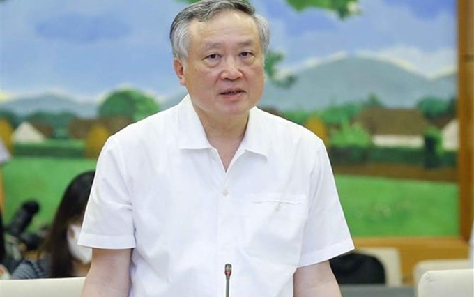 El presidente del Tribunal Popular Supremo de Vietnam, Nguyen Hoa Binh. (Fotografía: VNA)