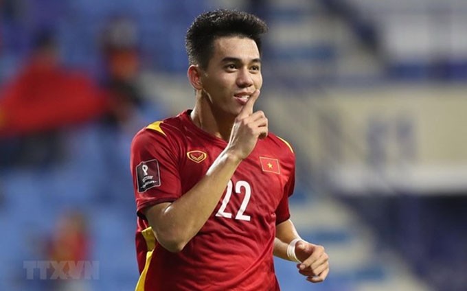El delantero vietnamita Nguyen Tien Linh. (Fotografía: VNA)