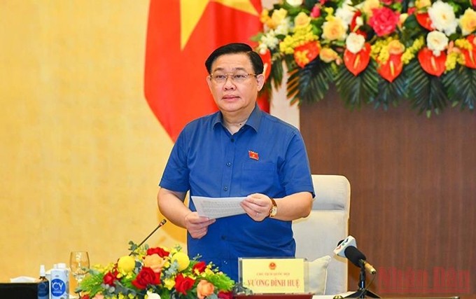 El presidente de la Asamblea Nacional de Vietnam, Vuong Dinh Hue. (Fotografía: Nhan Dan)