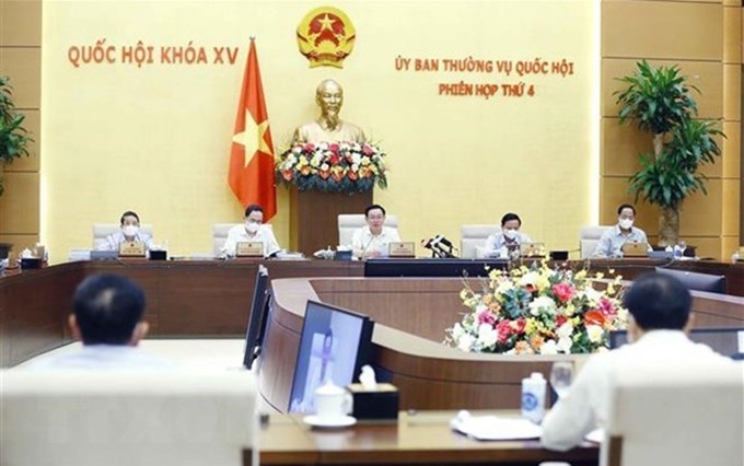 Escena de la reunión (Fotografía: VNA)