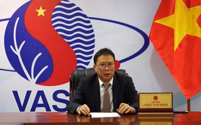 El presidente de la Academia de Ciencia y Tecnología de Vietnam, Chau Van Minh. (Fotografía: vnsc.org.vn)