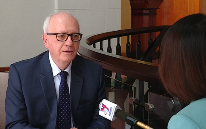 El representante en jefe interino del Programa de las Naciones Unidas para el Desarrollo (PNUD) en Vietnam, Terence D. Jones (Fotografía: VNA)