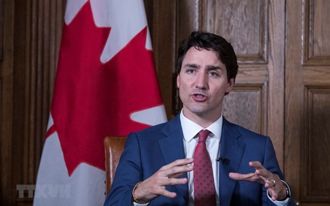 El primer ministro canadiense, Justin Trudeau. (Fotografía: AFP/VNA)