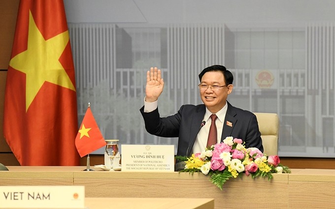 El presidente de la Asamblea Nacional de Vietnam, Vuong Dinh Hue. (Fotografía: qdnd.vn)