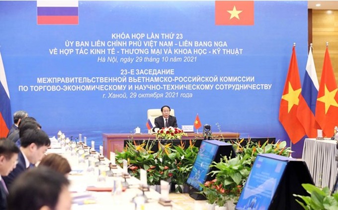 El viceprimer ministro de Vietnam Le Van Thanh  en el evento. (Fotografía: VNA)