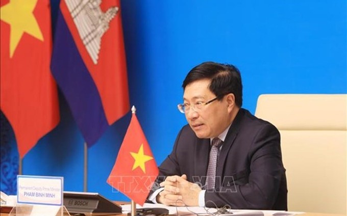 El viceprimer ministro de Vietnam, Pham Binh Minh. (Fotografía: VNA)