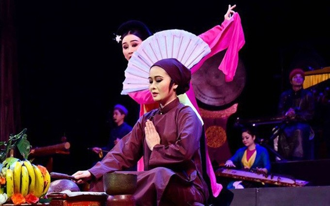 Cheo, un arte teatral tradicional de Vietnam. (Fotografía: VNA) 