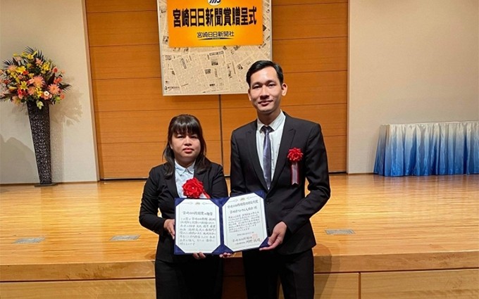  Comunidad vietnamita en prefectura japonesa de Miyazaki recibe premio “Intercambio internacional”